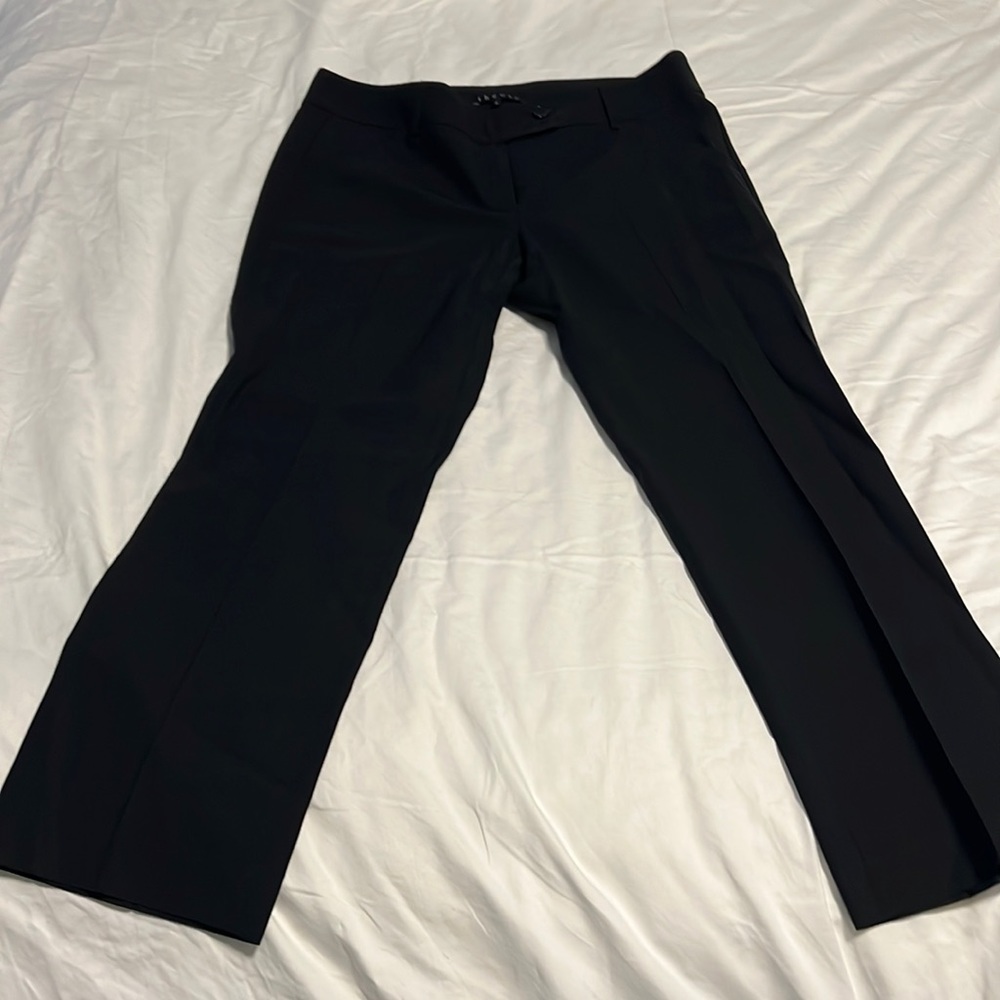 Theory black work pants size 6